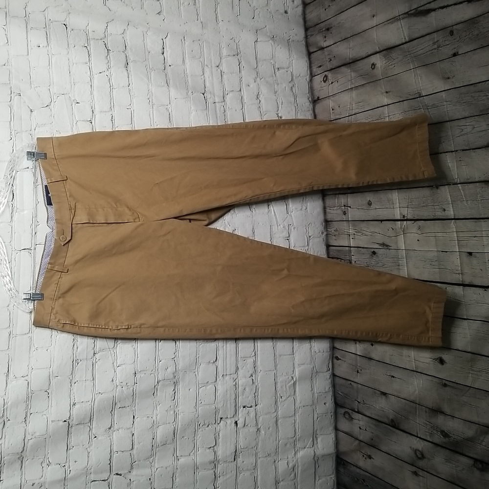 Cremieux Tan Chinos/dark Khaki Pants Size 38X32 EUC